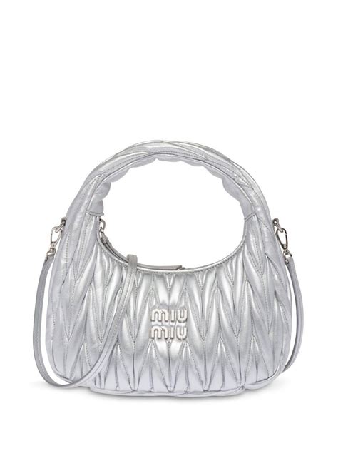 silver miu miu bag|miu michael bags for women.